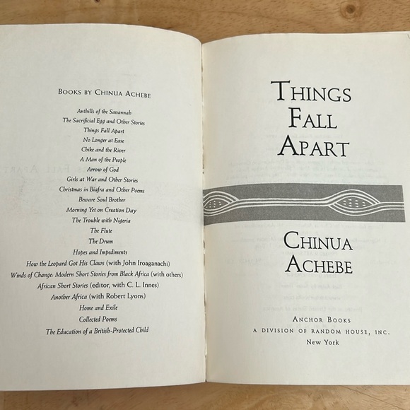 Things Fall Apart - Book by Chinua Achebe - 50th Anniversary Edition - Picture 13 of 16